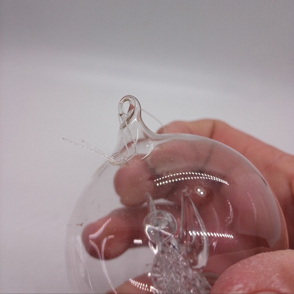 Hand Blown Glass Angel Christmas Holiday Ornament - Picture 2 of 6